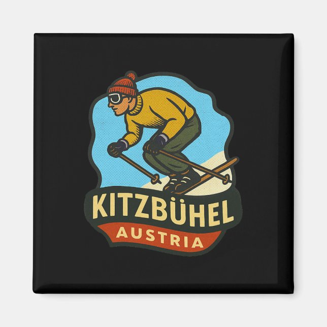 Íman Kitzbühel Áustria Esqui  (Frente)