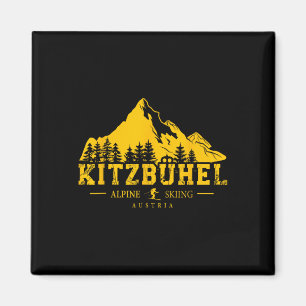Íman Kitzbühel Áustria Ski Resort Alpino Skiing Áustria