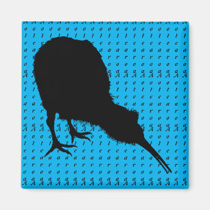Íman Kiwi Bird & Aotearoa (escrevendo) Nova Zelândia