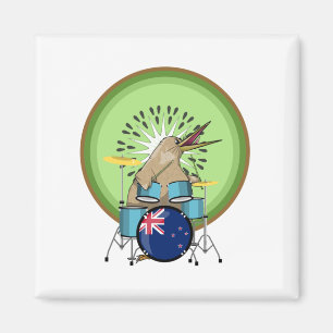 Íman Kiwi Bird Drummer