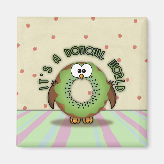 Íman kiwi donowl (Frente)