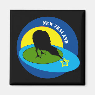Íman Kiwi - Viagem de aves e machos da Nova Zelândia (
