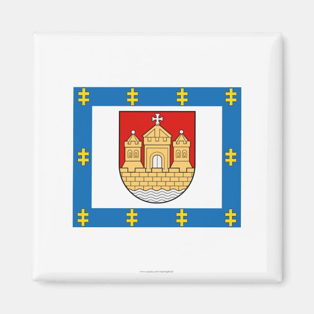 Íman Klaipeda County Flag (Frente)