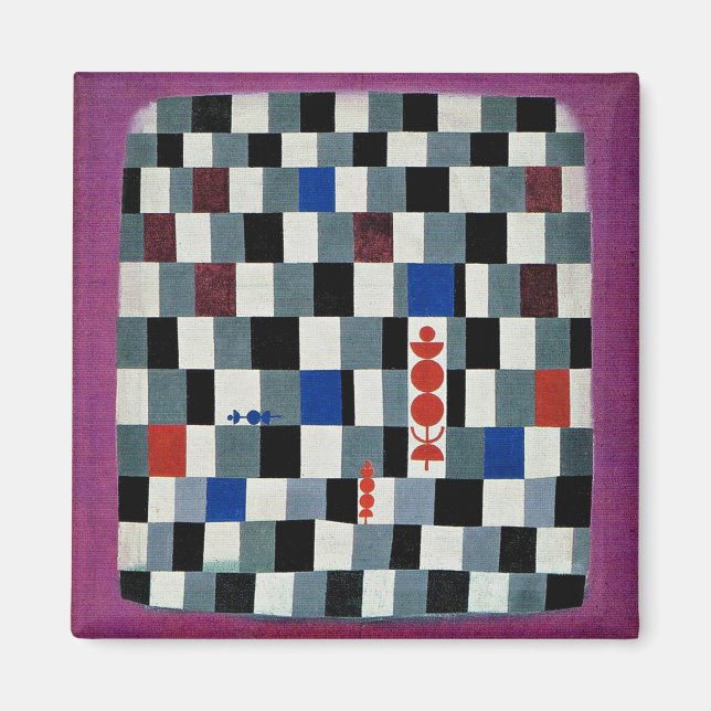 Íman Klee - Ueberschach, trabalho de arte de 1937 (Frente)