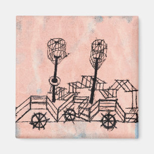 Íman Klee - Velha Steamboat, abstrato art