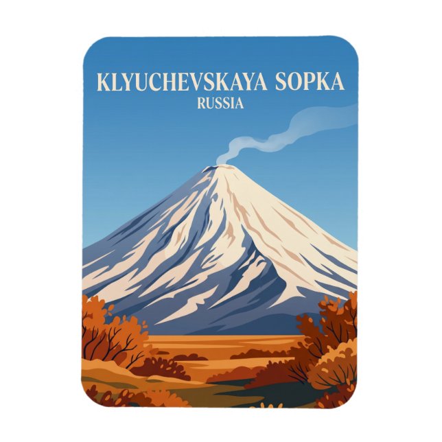 Íman Klyuchevskaya Sopka Rússia (Vertical)