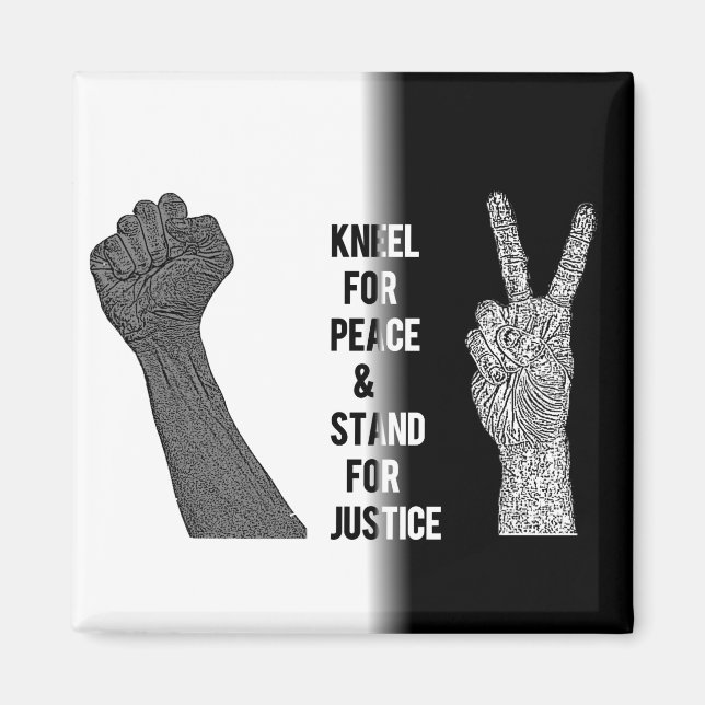 Íman Kneel for Peace and Stand for Justice (Frente)