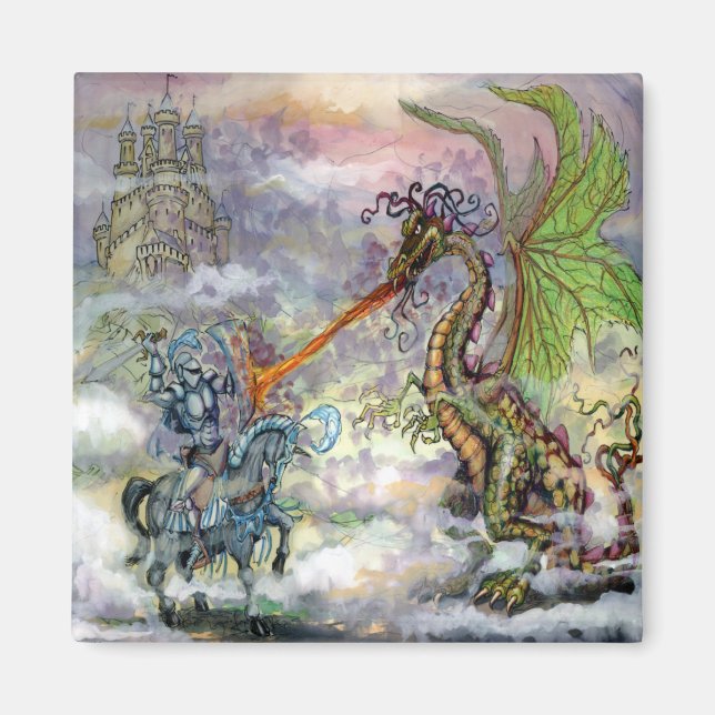 Íman Knight n Dragon (Frente)