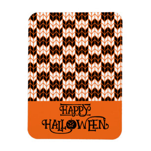 Íman KNIT DE VERIFICAÇÃO DE LARANJA PRETA 3x4 Magneta f