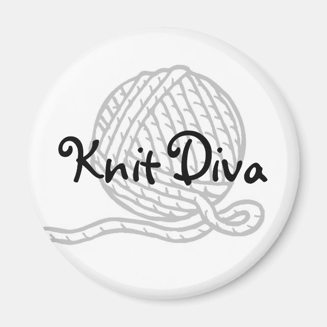 Íman Knit Diva (Frente)