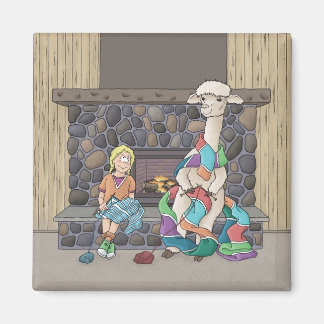 Íman Knitting Alpaca (Frente)