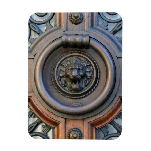 Íman Knock Knock Lion Head - Barcelona - Magnet (Vertical)