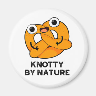 Íman Knotty Por Nature Engraçado Pretzel Pun