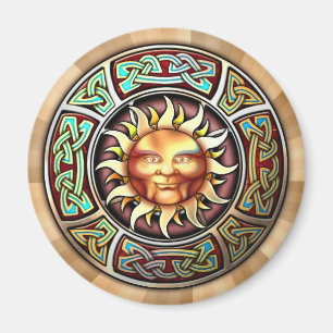 Íman Knotwork Sun enfrenta o ímã