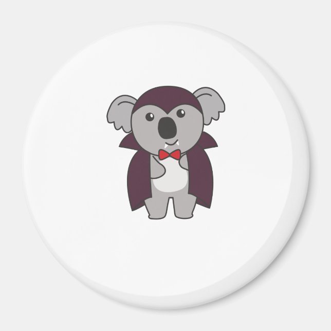 Íman Koala Halloween Cute Devil Kids Vampire Costume (Frente)