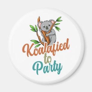 Íman Koalafied to Party Qualified Pun Cute and Funny Ko