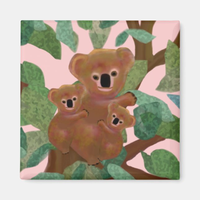 Íman Koalas no Eucalyptus (Frente)