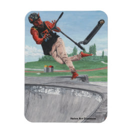 Íman Kobold Patinete Tricks Fantasy Refrigerator Magnet