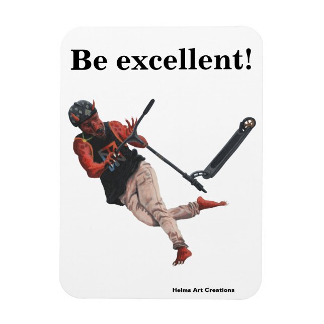 Íman Kobold Patinete tricota Fantasia Arte Magneta Flex (Vertical)