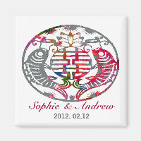 Koi Adora Dupla Felicidade Oriental Casamento