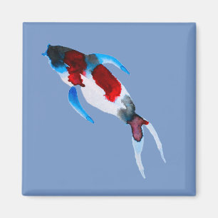 Íman Koi Fish watercolor belart