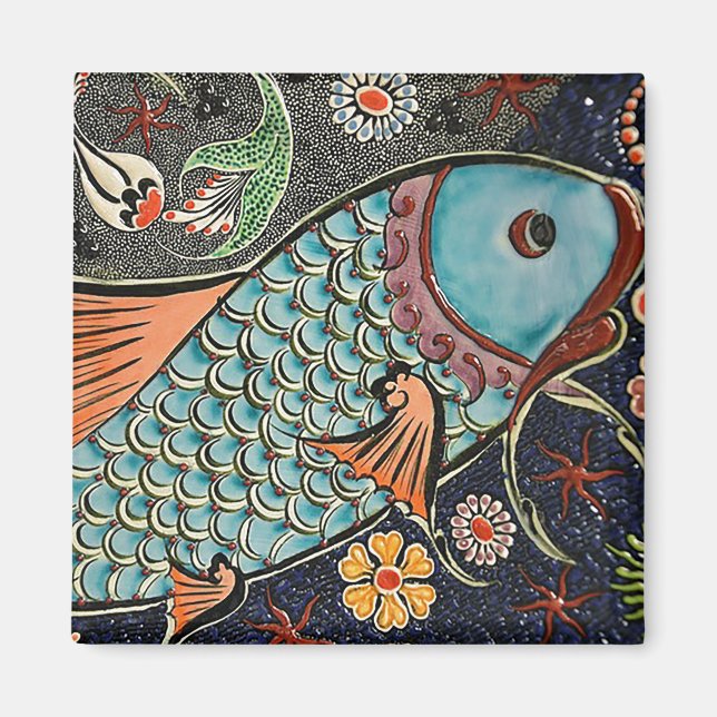 Íman Koi Mosaic (Frente)