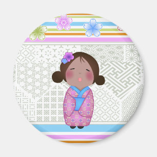 Íman kokeshi sakura