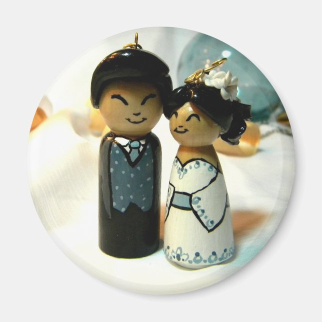Íman Kokeshi Wedding II (Frente)