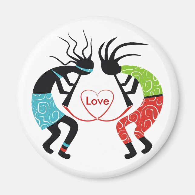 Íman Kokopelli Love Magnets (Frente)