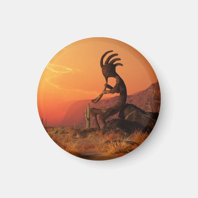 Íman Kokopelli Sunset (Frente)