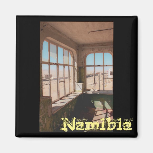 Íman Kolmanskop Namíbia Paisagem do Deserto (Frente)