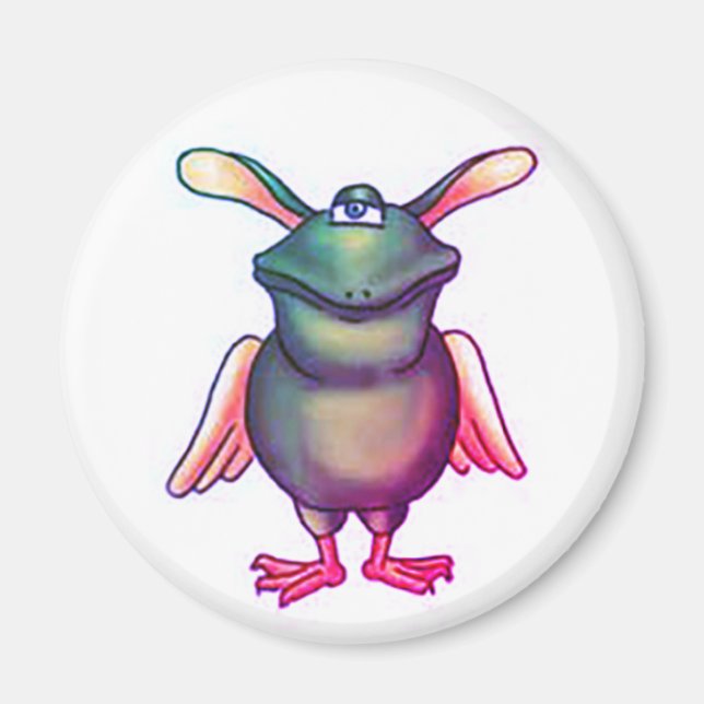 Íman Komisches Monster für Halloween (Frente)