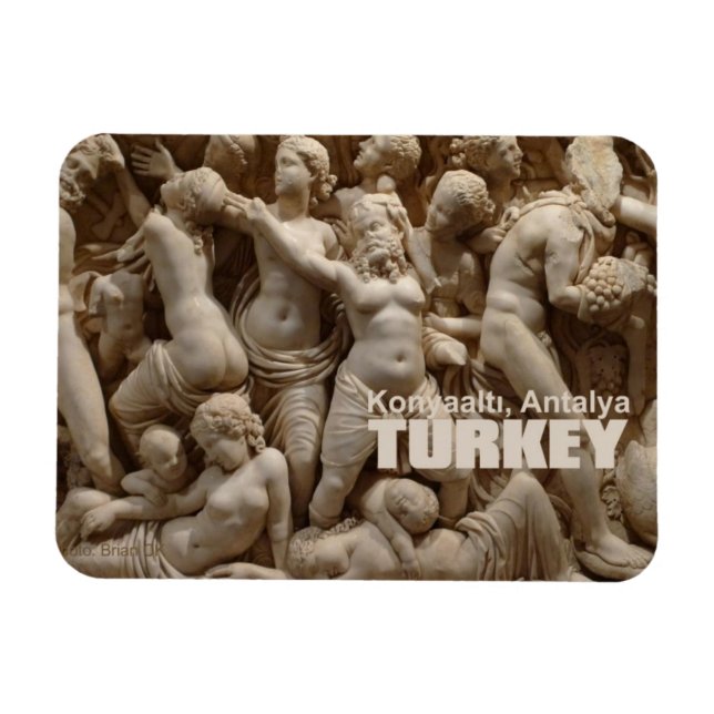 Íman Konyaaltı, Imã de geladeira de Antalya Turkey (Horizontal)