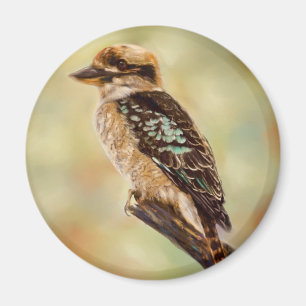 Íman Kookaburra - arte australiana do pássaro