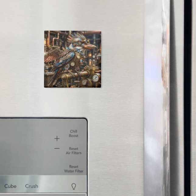 Íman Kookaburra Steampunk (In Situ (Fridge))