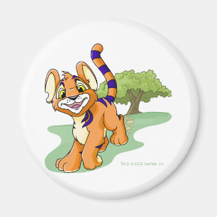Íman Kougra alaranjado aventuroso na ilha do mistério