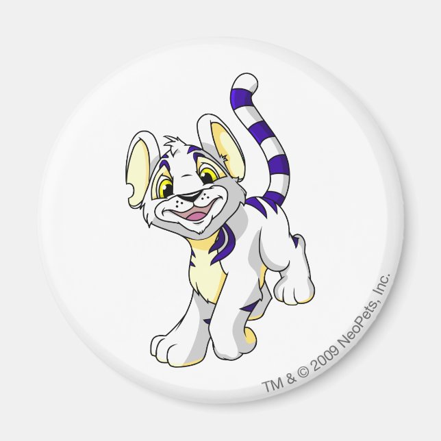 Íman Kougra White (Frente)
