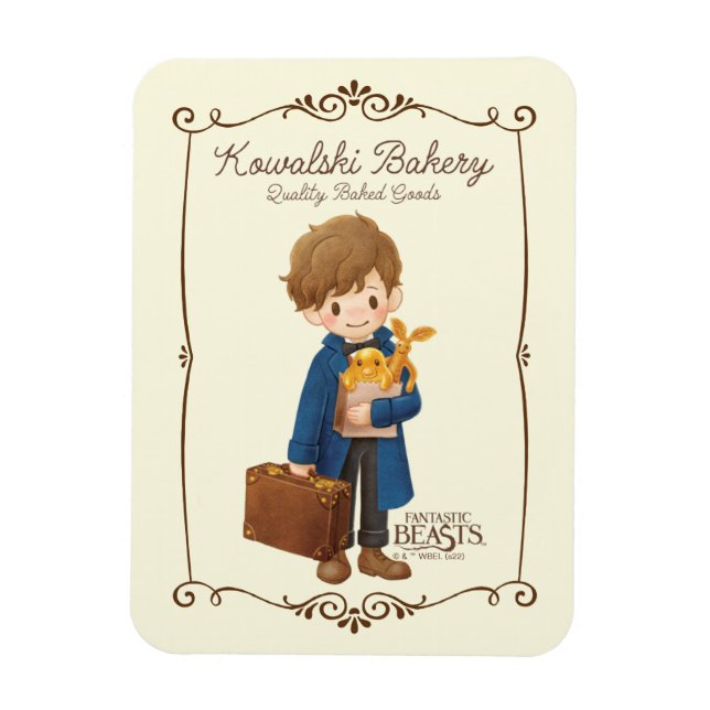 Íman Kowalski Bakery - Newt Scamander (Vertical)