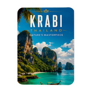 Íman 🏝️ Krabi Tailândia Decoração de Casa Costa Tropic