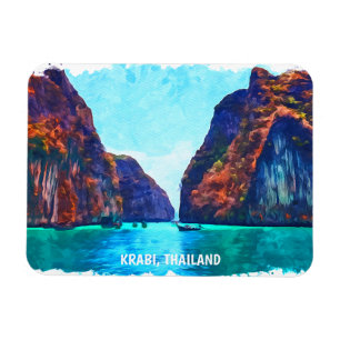 Íman Krabi Tailândia Paraíso de Praia Aquarela