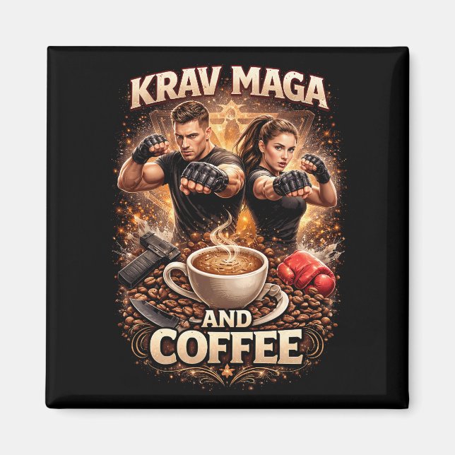 Íman Krav Maga and Coffee (Frente)