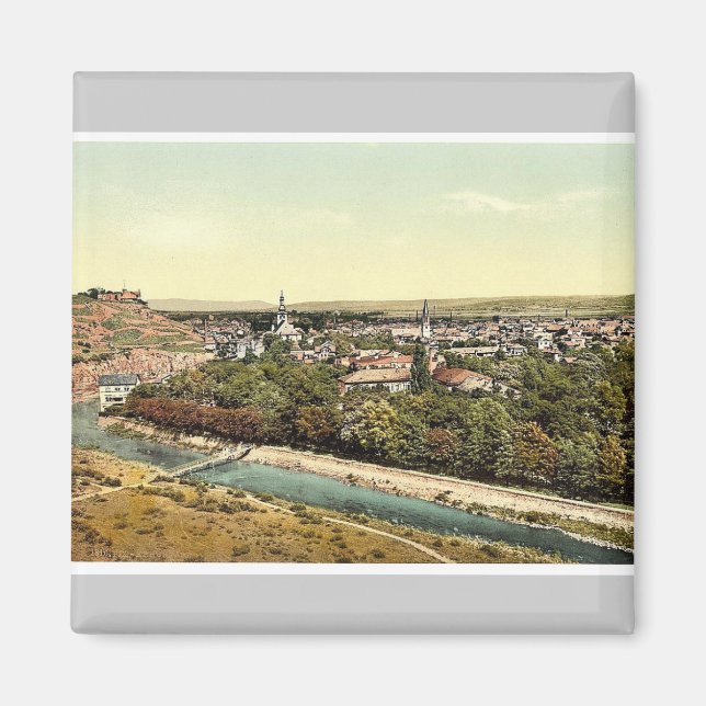 Íman Kreuznach (ou seja, Bad Kreuznach), Nahethal, Rhen (Frente)