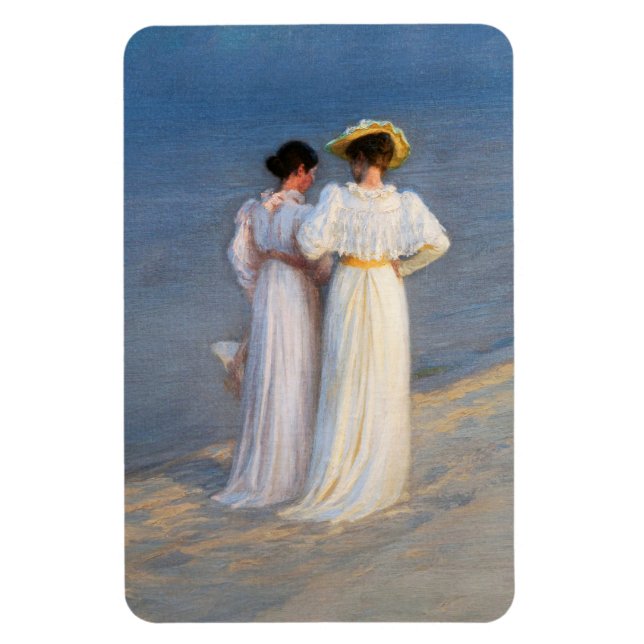 Íman Kroyer - Noite de Verão em Skagen Beach Closeup (Vertical)