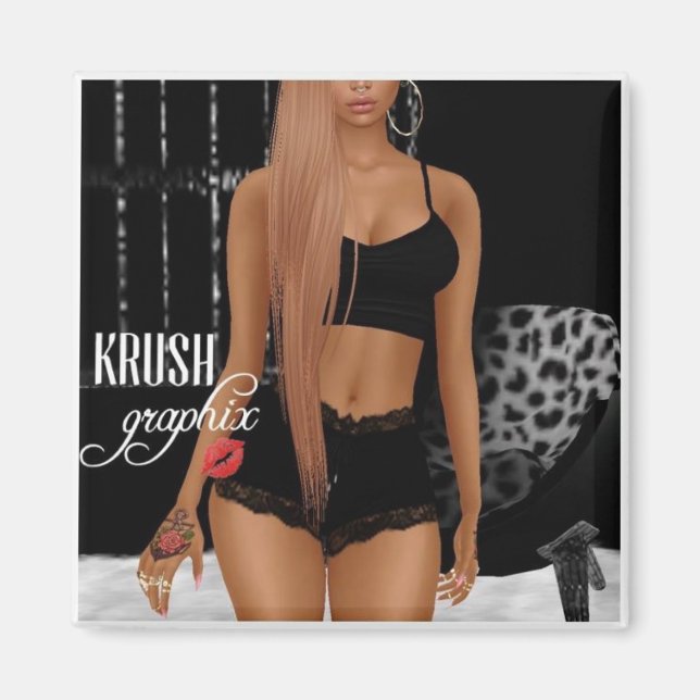 Íman Krush Graphix por Ahsek Novel Magnet 1 (Frente)