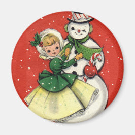 Íman KRW Vintage Girl e Snowman