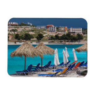 Íman Ksamil, beachfront da cidade