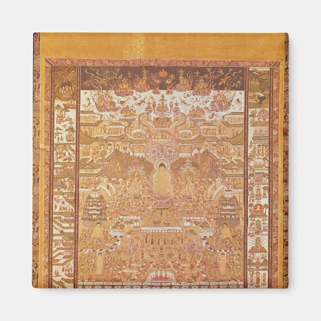 Íman Kshitigarbha, Juíza do Inferno, de Dunhuang (Frente)