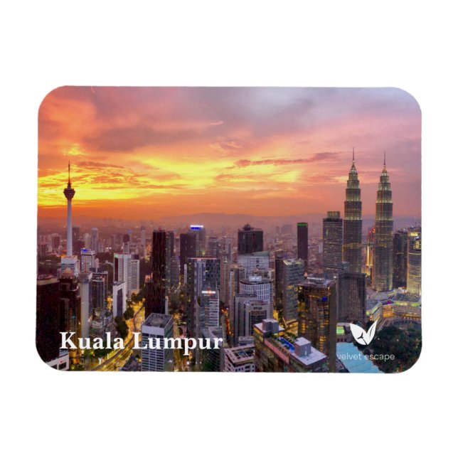 Íman Kuala Lumpur - ímã de Velvet Escape (Horizontal)