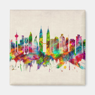 Íman Kuala Lumpur Malásia Skyline