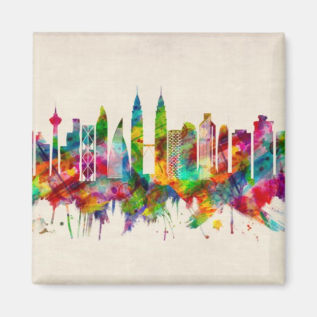 Íman Kuala Lumpur Malásia Skyline (Frente)